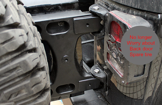 Bumper Guard For Suv >> Painted Steel Material Automobile Spare Parts Wrangler 2007 - 2017 JK Spare Tire Carrier Bumper Guard For Suv >> Painted Steel Material Automobile Spare Parts Wrangler 2007 - 2017 JK Spare Tire Carrier