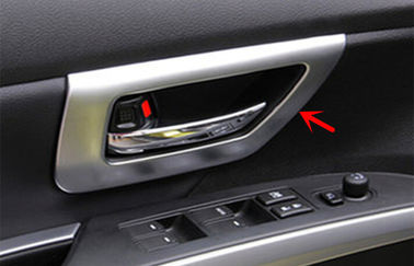 China Chromed Auto Interior Trim Parts For SUZUKI S-cross 2014 , Interior Door Handle Frame supplier