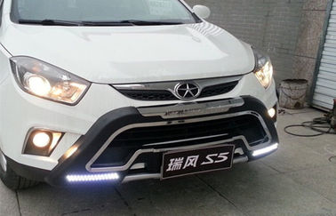 China JAC 2013 S5 Front Car Bumper Guard With Led Daytime Running Light supplier