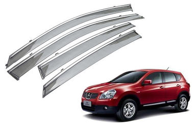 China Rain Shield For Nissan Qashqai 2008 - 2014 With Stainless Steel Stripe supplier