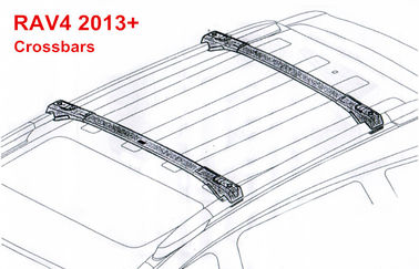 China OE Style Cross Bars for 2013 2016 Toyota RAV4 Roof Luggage Rack Rails supplier