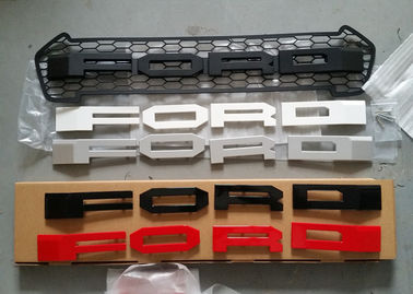 China FORD Ranger T7 2015 2016 Chrome Car Grilles Modified Front Grilles No Light or With Light supplier