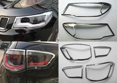 China JEEP Compass 2017 Decoration Parts Chromed Head Lamp and Tail Lamp Bezels supplier