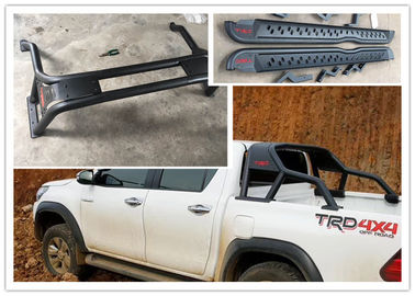 China Toyota Hilux Revo 2016 TRD Style Steel Side Step Bars And Steel Roll Cage supplier