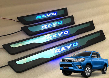 China TOYOTA All New Hilux Revo 2016 2017 LED Light Side Door Sill Scuff Plates supplier