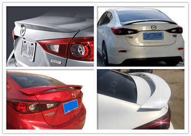 China Auto Sculpt Rear Wing Roof Spoiler for 2014 Mazda 3 AXELA , Blow Molding Process supplier