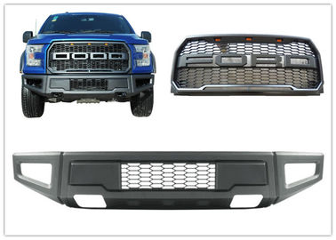 China Ford F150 2015 2017 Raptor Style Steel Front Bumper Bar and Front Grille supplier
