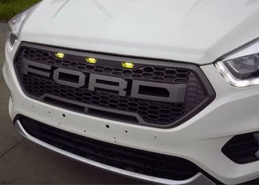 China 2017 New Ford Kuga Escape Raptor Style Front Grille with LED Light,Black,Red,Chrome supplier
