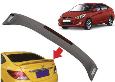 China Auto Sculpt Rear Trunk Spoilers for Hyundai Accent 2010 2015 Verna , OE Style with Light supplier