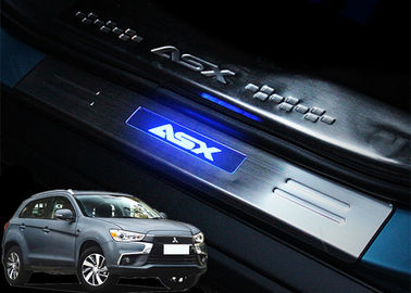 China Mitsubishi ASX 2013 2017 Steel Side Door Sill Scuff Plates with LED Light supplier