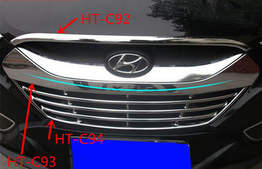 China Hyundai IX35 2009 Auto Body Trim Parts , Chrome Bonnet Trim Strip / Grille Trim supplier