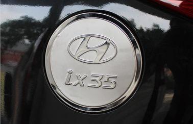 China Custom Auto Body Trim Parts , Stainless steel Fuel Tank Cap Cover For Hyundai Tucson IX35 2009 supplier