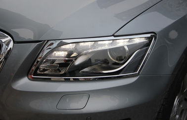 China Customized ABS Chrome Headlight Bezels Headlamp Lens Covers Audi Q5 2012 supplier