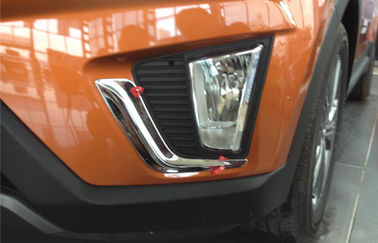 China Chromed Front Fog Lamp And Rear Bumper Light Garnishs For Hyundai IX25 Creta 2014 supplier