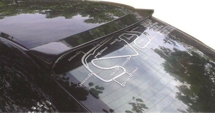 Rear Roof Spoiler For Toyota Corolla 2006 2011 Plastic Abs Blow Molding Process