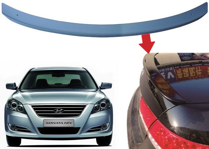 Silver New Rear Trunk Wing Lip Spoiler Space for Hyundai Sonata 2015-2017