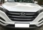 Hyundai New Tucson 2016 2017 Front Grille Molding Cover 3D Carbon Fiber / Chrome supplier