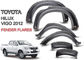 Upgrade Black Wide Wheel Arches Fender Flares for TOYOTA HILUX 2012 - 2014 Vigo supplier