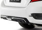 Replacement Auto Body Kits Honda New Civic 2016 2018 Rear Bumper Diffuser Carbon Fiber supplier