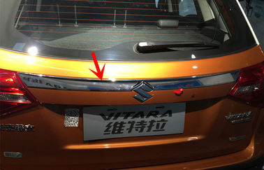 China Tail Gate Molding Auto Body Trim Parts For Suzuki Vitara 2015 2016 Back Door Chromed Garnish supplier