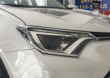 China TOYOTA RAV4 2016 2017 New Auto Accessories Car Head Lamp Covers And Tail Lamp Molding supplier