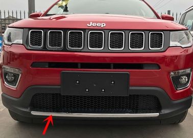 China Jeep Compass 2017 Auto Body Trim Parts , Chromed Front Bumper Lower Garnish supplier