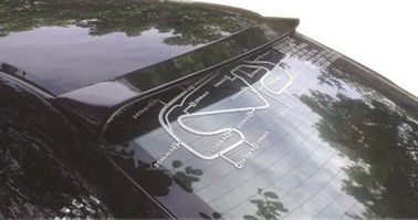 China Rear Roof Spoiler  for Toyota Corolla 2006 - 2011 Plastic ABS  Blow Molding Process supplier