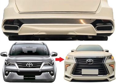 China Lexus Style Body Kits Front Bumper and Rear Bumper for Toyota Fortuner 2016 2018 supplier