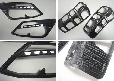 China 3D Carbon Fiber Head Lamp and Tail Lamp Bezels For ISUZU D-MAX 2012 2014 supplier