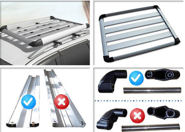 China Universal Auto Roof Racks , Aluminium Alloy Roof Luggage Carrier With Two Handles supplier