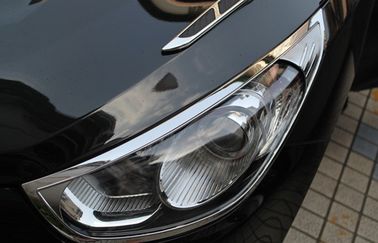 China Chrome Front Car Headlight Covers , Hyundai Tucson IX35 Molding Trim Cover Garnish supplier