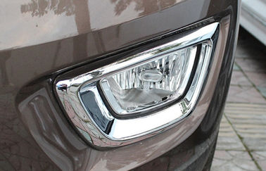 China Decorative Car Fog Lamp Bezel , KIA Sportage R 2014 Chrome Front Foglight Rim supplier