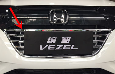 China HONDA HR-V VEZEL 2014 Auto Body Trim Parts , Chrome Front Grille Garnish supplier