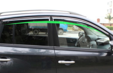 China Wind Deflectors For Renault Koleos 2009 Car Window Shields With Trim Stripe supplier