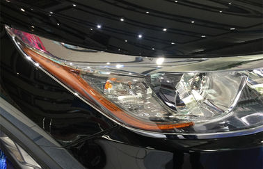 China High Precision Chrome Car Headlight Covers for TOYOTA Highlander 2014 2015 Kluger supplier