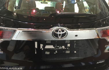 China Chrome Auto Body Trim Parts For Toyota Highlander Kluger 2014 2015 Back Garnish supplier