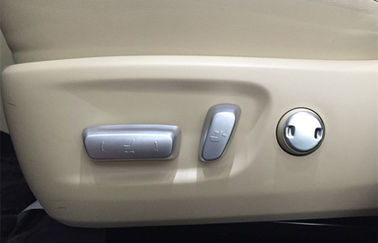 China Highlander Kluger 2014 2015 Auto Interior Trim Parts , Chrome Seat Switch Cover supplier