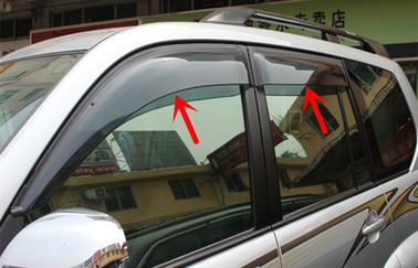 China Injection Moulding Car Window Visors For Prado 2010 FJ150 Sun Rain Guard supplier