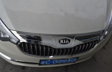 China ABS Chrome Auto Body Trim Parts For KIA K3 2013 2015 , Bonnet Trim Strip supplier