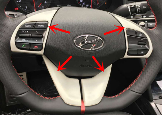 Good price Chromed Auto Interior Steering Wheel Garnish for Hyundai Elantra 2016 Avante online
