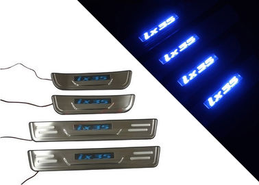 Durable LED Door Sill Plate Trim Scuff Plate For Hyundai New Tucson 2009 IX35