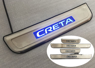 Good price Durable LED Blue Light Side Door Sill Plates For Hyundai IX25 CRETA 2014 2015 online
