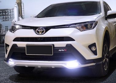 Good price TOYOTA 2016 RAV4 Plastic Front Car Bumper Guard With LED Light And Rear Guard online