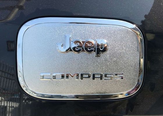 Good price Chromed Auto Body Trim Parts For Jeep Compass 2017 , Fuel Tank Cap Cover online