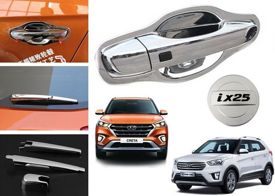 Good price Hyundai 2014 2015 2019 Creta IX25 Chromed Fuel Tank Cap Cover , Handle Cover , Mirror Cover online