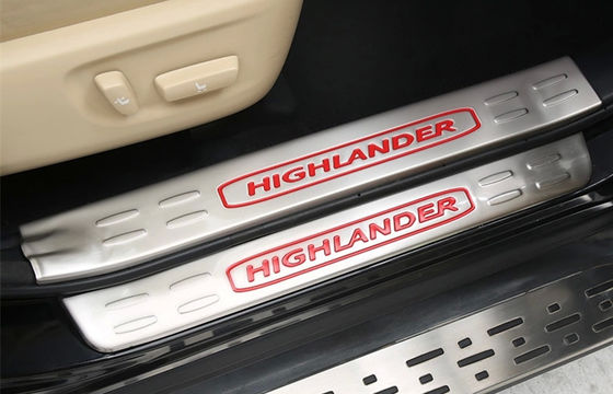 Good price Stainless Steel Door Sill Plates For TOYOTA HIGHLANDER 2014 2015 online