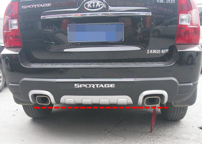 Blow Moulding Car Bumper Guard For KIA Sportage 2007 , Plastic ABS Rear