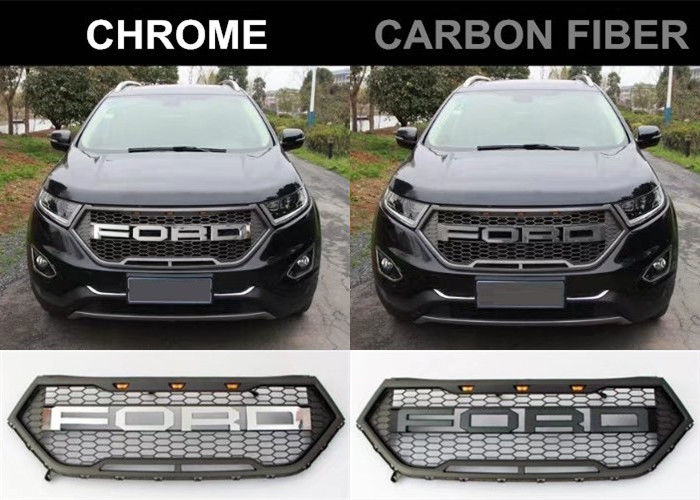 Car Grilles Raptor Style Front Grille with LED Light for Ford Edge 2015 ...