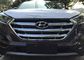 Hyundai New Tucson 2016 2017 Front Grille Molding Cover 3D Carbon Fiber / Chrome supplier