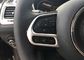 Plastic ABS Auto Interior Trim Parts Steering Wheel Garnish Chrome for Jeep Compass 2017 supplier